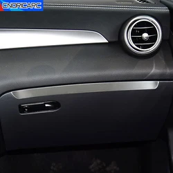 Console Co-pilot Glove Box Trim Strip Decoration For Mercedes Benz C Class W205 GLC X253 2015-2020 Interior Car Accessory Decals