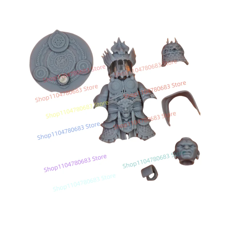 MOC Erlang Shen Mini Beeldjes Pop Assemblage Bouwstenen Chinese Mythologie Assemblage Model Ornament Educatief Speelgoed Cadeau