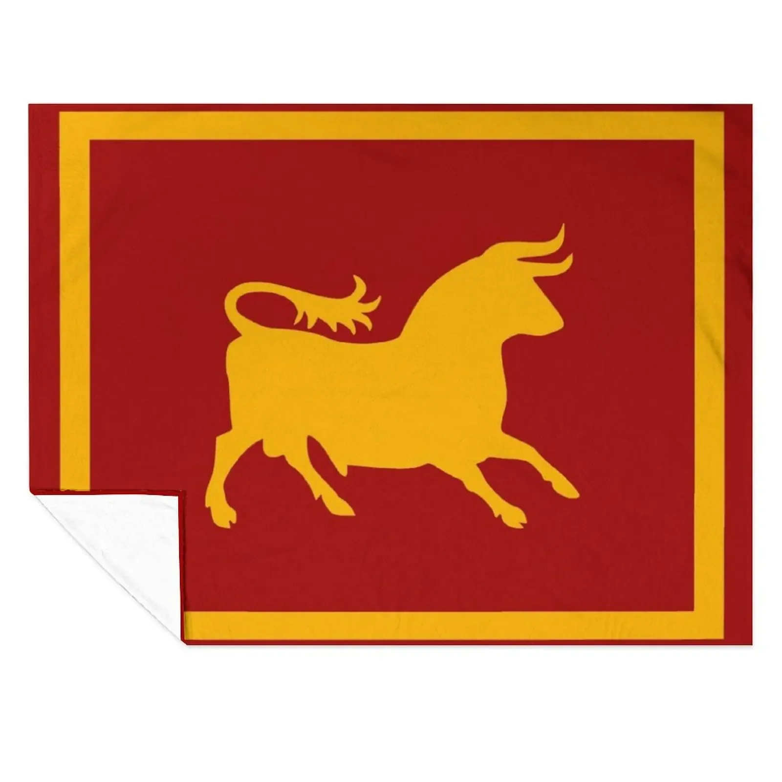 

Caesar's Legion Logo (Yellow) Throw Blanket Bed covers Thin Bed Fashionable Flannels Blankets