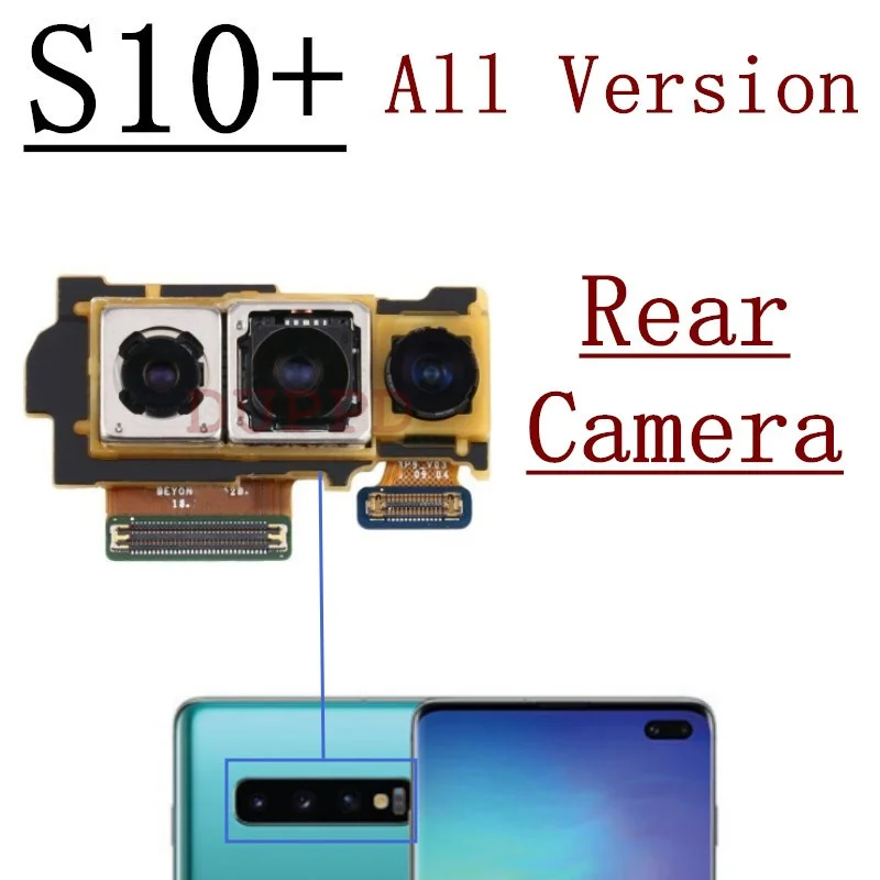 Back / Front Camera For Samsung Galaxy S10+Plus S10E G970F G973F G975F Rear Back Main Camera Flex Cable