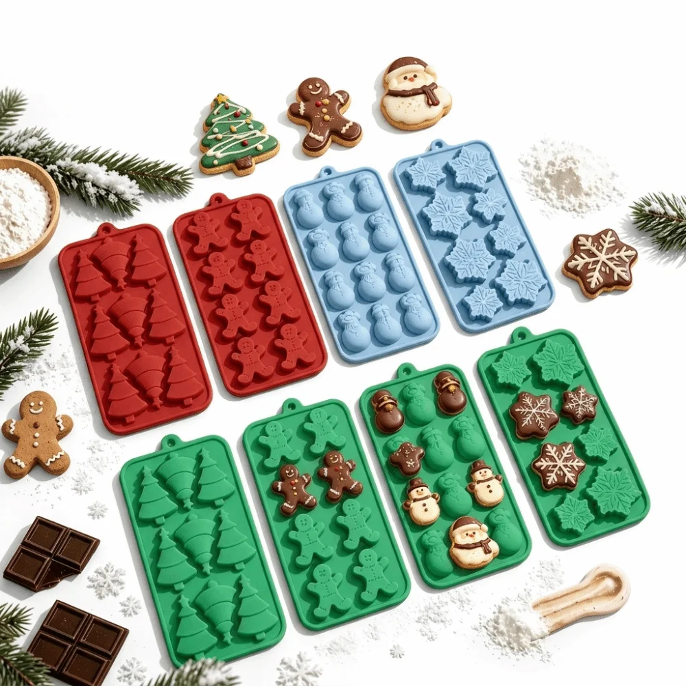 New Silicone Cake Mold Heat-Resistant Non-Stick Jelly Mold Reusable Food Grade Chocolate Mold Chocolate Jelly Pudding Making