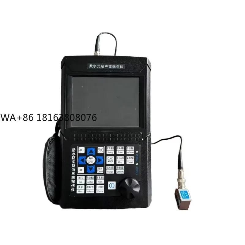 Portable Automatic Digital Ultrasonic Flaw Detector Electronic NDT Testing Equipment With 1 Year Warranty