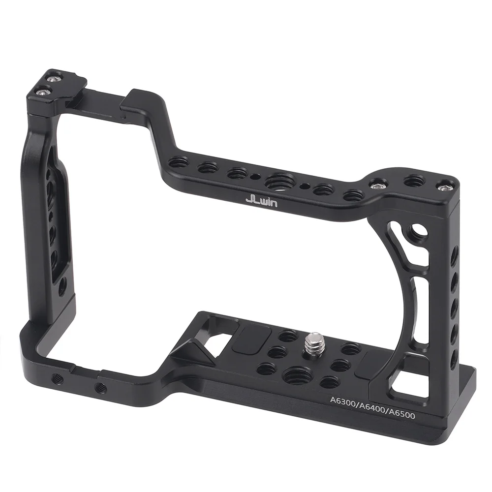 Full Cage Top Camera Cage Rig Stabilizer for Sony A6500/A6400/A6300/A6000 Cell Cage with Shoe Mount Thread Holes