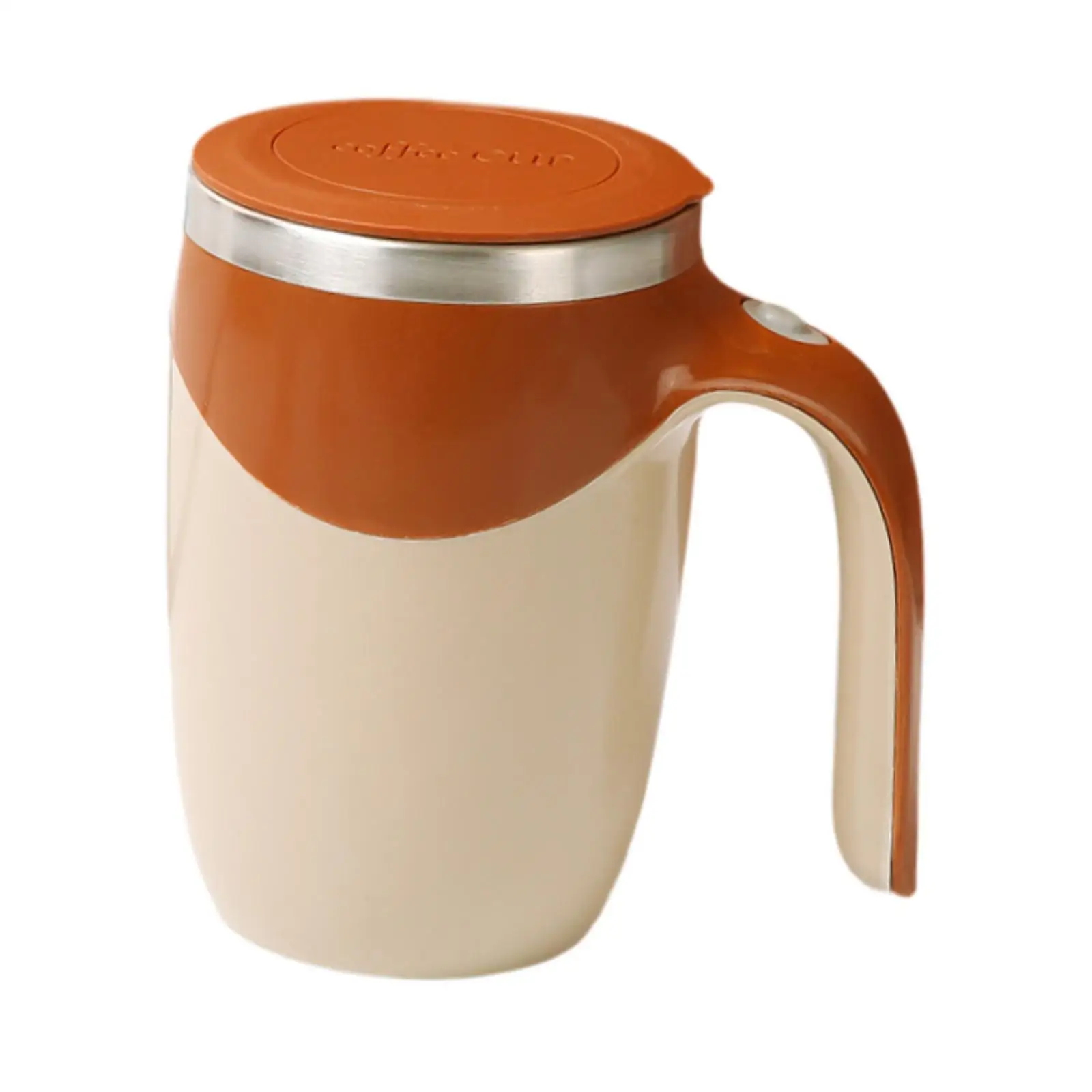 Electric Mixing Cup Stainless Steel PP Self Stirring Coffee Mug Quick Start Magnetic Mixer Travel Cup for Hot Beverages