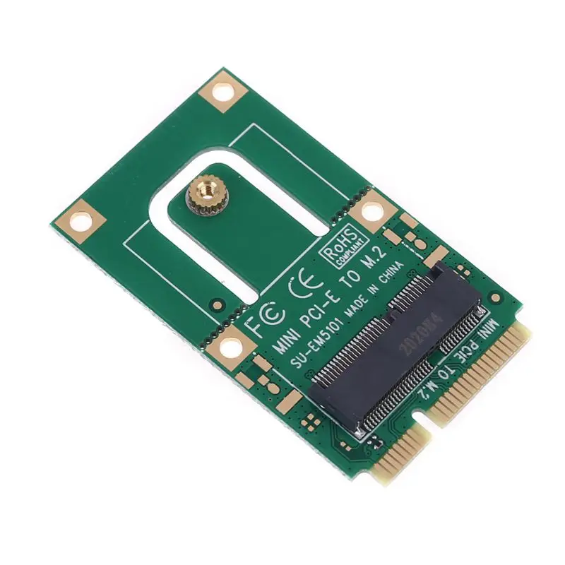 DN59 Mini PCI-E sang M.2 Adapter Card Chuyển đổi PCIE WiFi Card NGFFF cho Key Inte