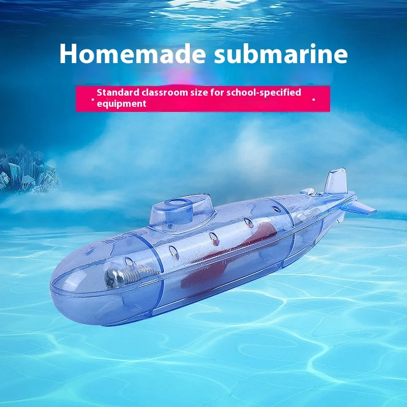 DIY Kreatives U-Boot-Modell Montessori STEM Lernpuzzle Atmosphärendruck-Wissenschaftsexperiment Geschenk für Kinder – Detail 2