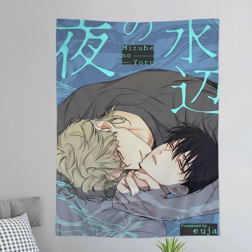 Anime Bl L-Lows_T-Tide-In-T-Twilight Hanging Bohemian Tapestry Bohemian Wall Tapestries Mandala Kawaii Room Decor