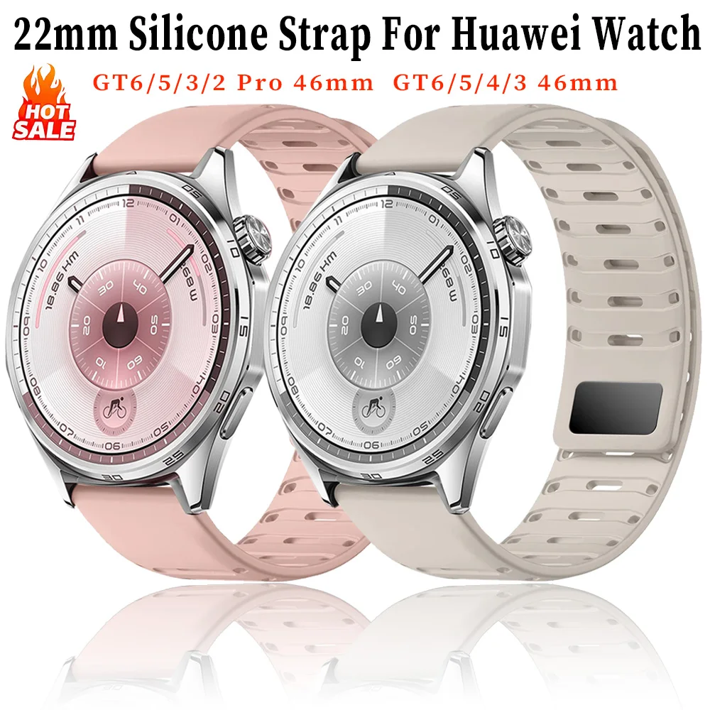 22Mm Silicone Strap…