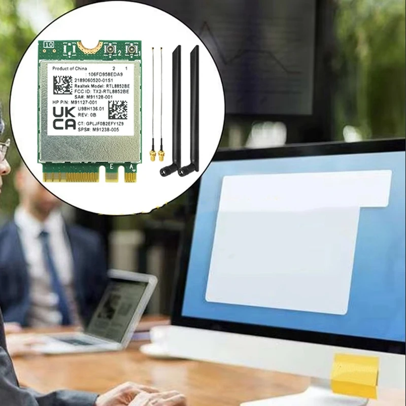 RTL8852BE WiFi 6 AX1800 Card with External Antenna Hot Sale in Stock