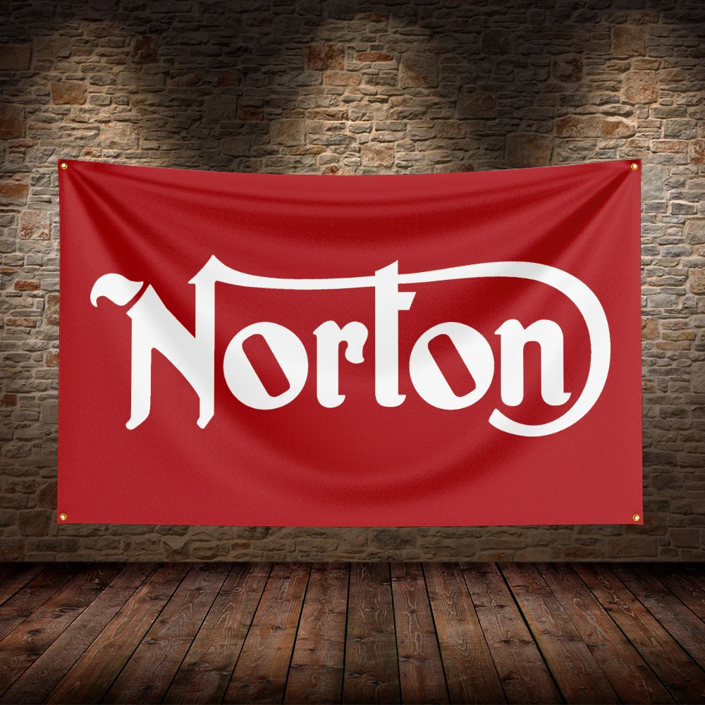 3x5 Ft N-Nortons  Flag Polyester Printed Car Flags for Room Garage Decor