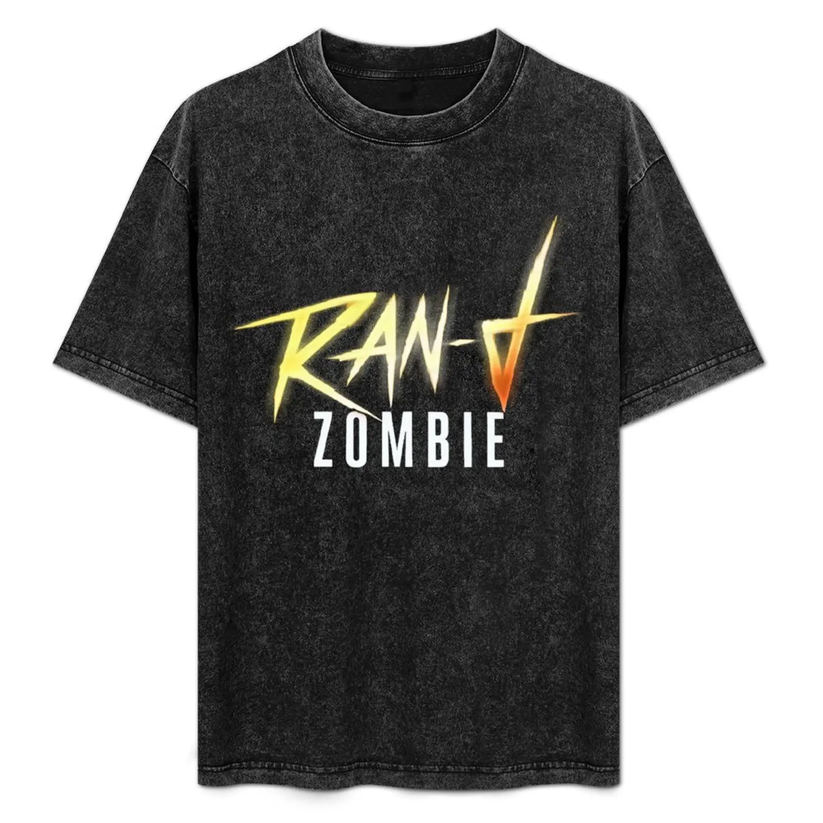 RAN-D Zombie T-Shirt Basic Solid Color Short Sleeve T-Shirt