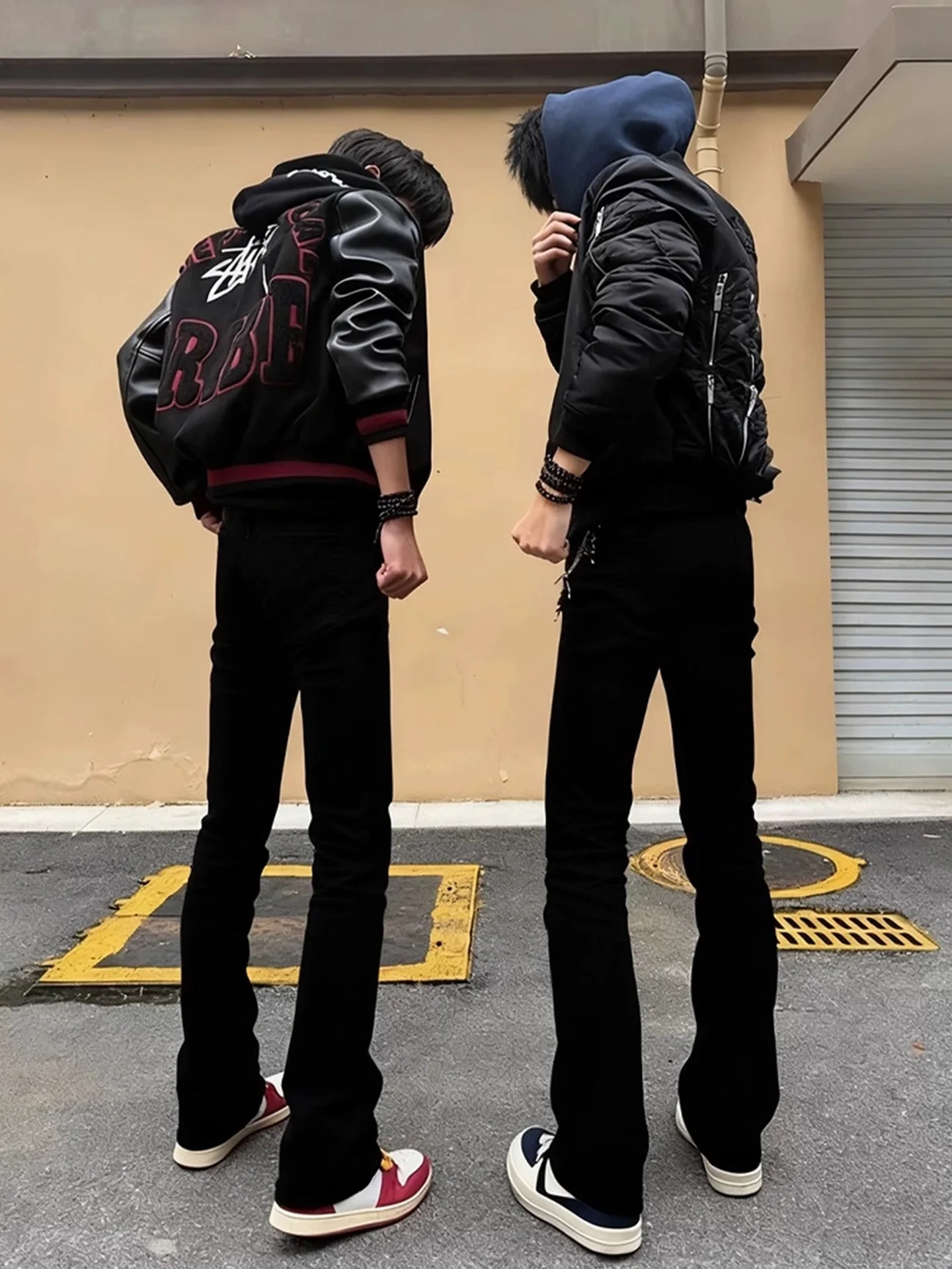 

Мужские джинсы Bla Fce Lined Slim Fit Cleanfit, узкая модель, прямые штанины, молодежные, модные, в стиле стритвир