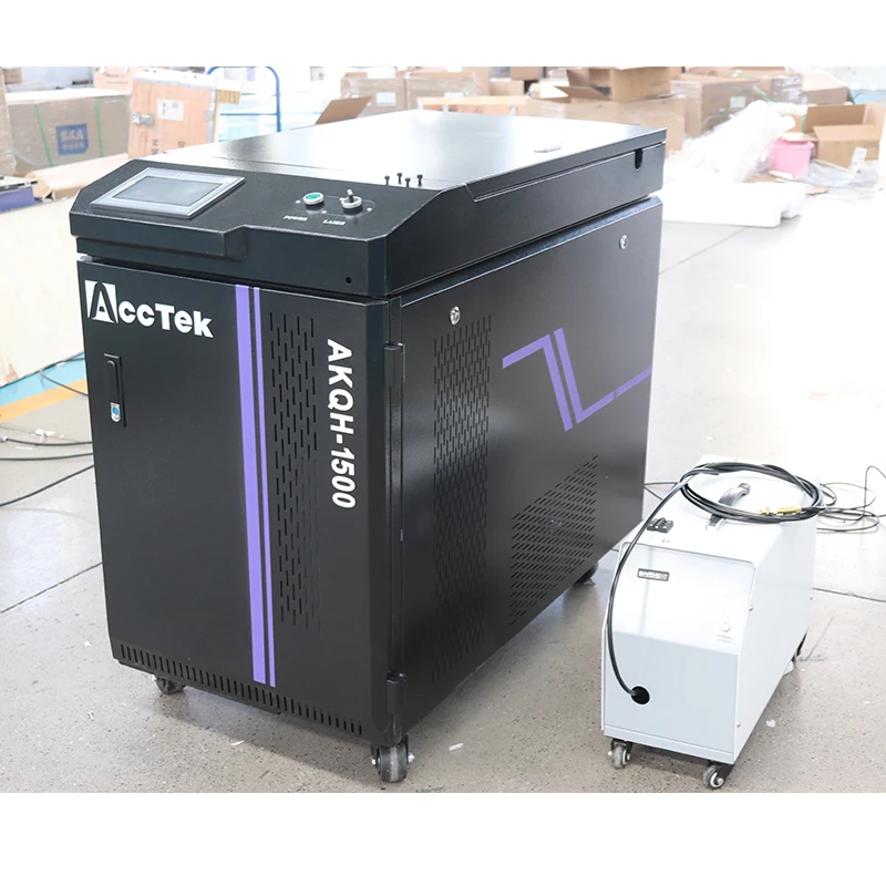 

1500W 2000W Handheld Multifunction Fiber Laser Weld Machine Portable Metal 3 in 1 Laser Cleaning Machine with 10m Long Distance