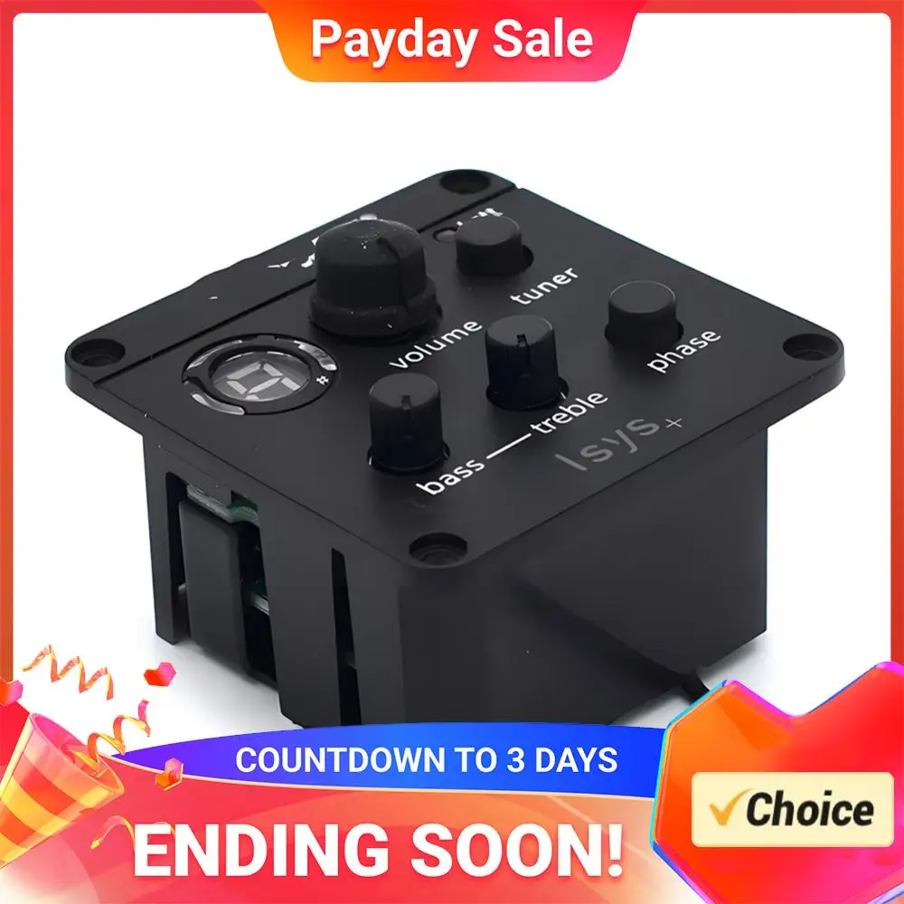 

Acoustic Guitar Pickup Acoustic Guitar Preamp Classic Acoustic Guitar EQ Tuner Piezo Pickup Onboard Preamps for Fishman ISYS+