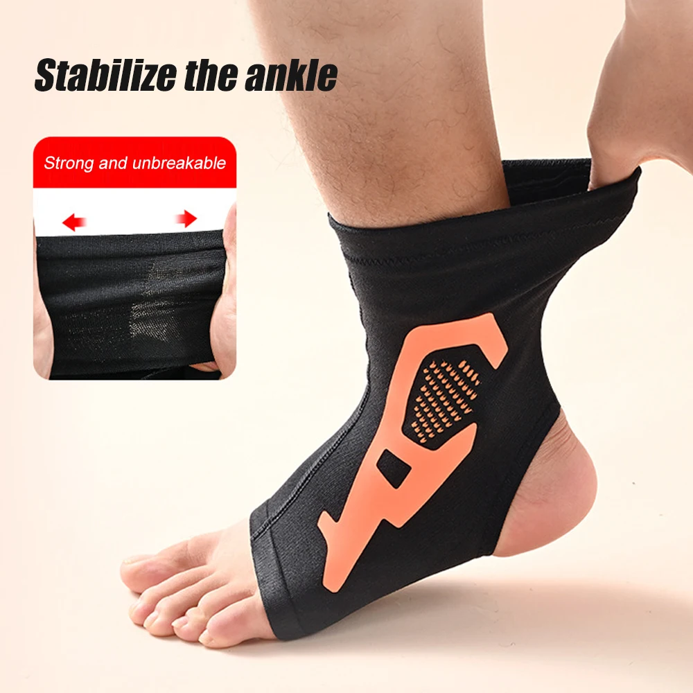 

1 шт., унисекс, дышащий компрессионный рукав для поддержки лодыжки, компрессионные носки для ног на отеках, подошвенный фасциит, профилактика растяжения