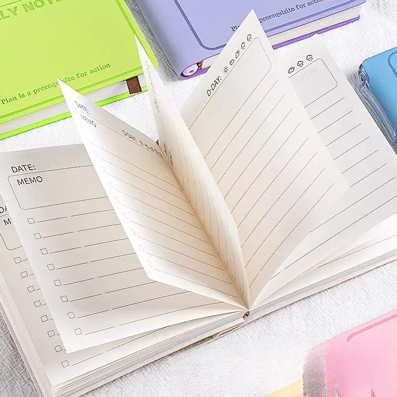 دفتر ملاحظات مربع من جلد البولي يوريثان منقوش للقيام بقائمة للوازم المدرسية والقرطاسية والمكتب أداة مكتب هدية إبداعية متينة