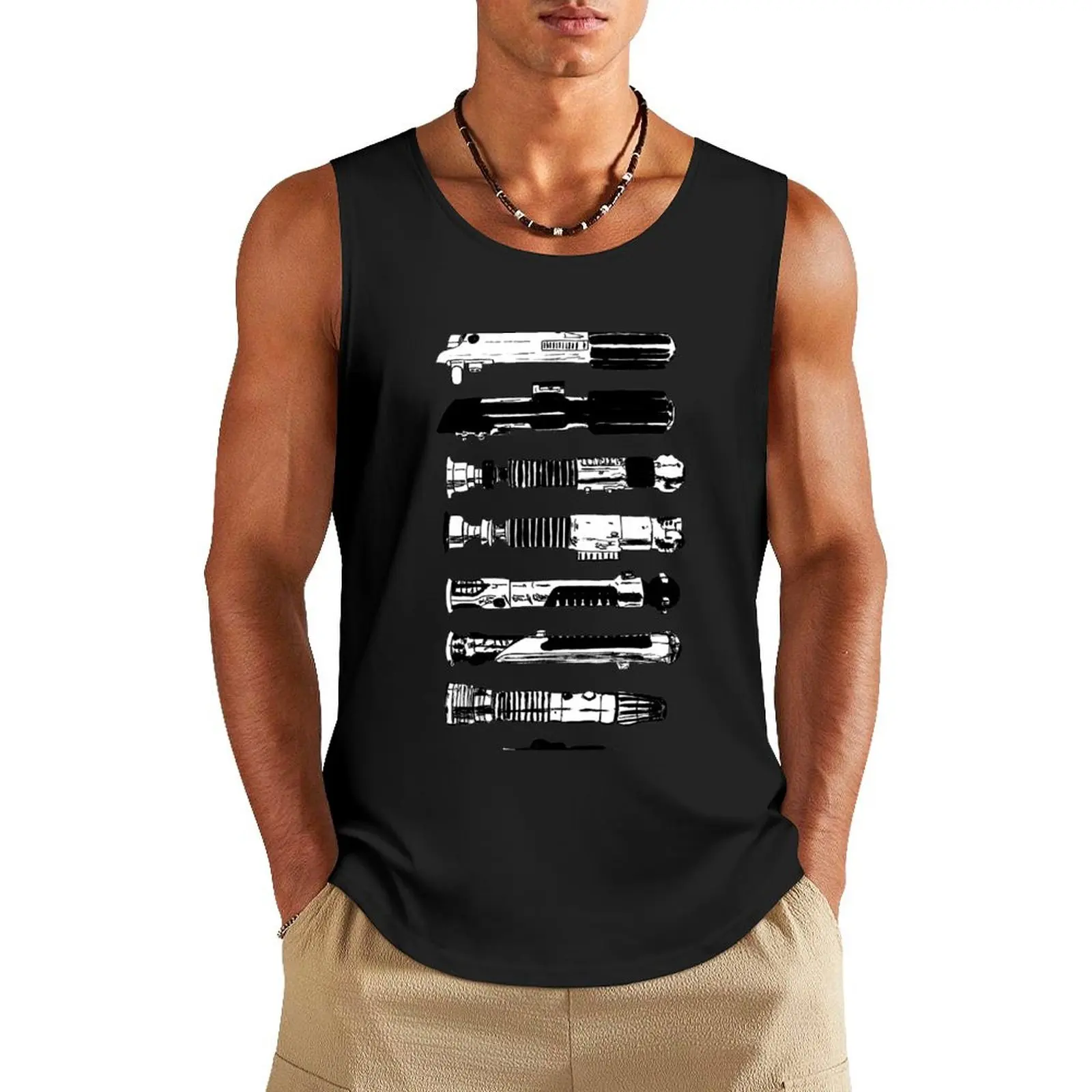 Weapons From A More Civilized Age Tank Top clothing men Male vest Gym clothes