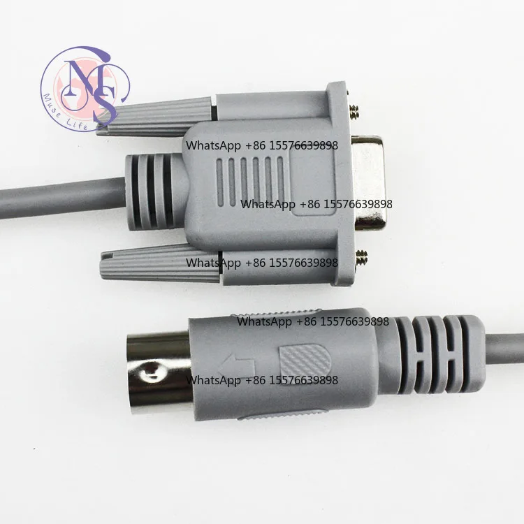 DB9S Terminal DIN Connection Cable, RS232 to Mini‑DIN Data Cable, COM PLC Control Wire
