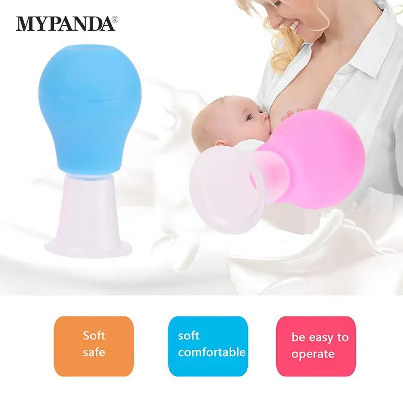 

Breast Pump Baby Nipple Manual Suction Milk Pump Feeding Breasts Pump Milk Bottle Sucking Orrector Nipple Flat Retraction Puller