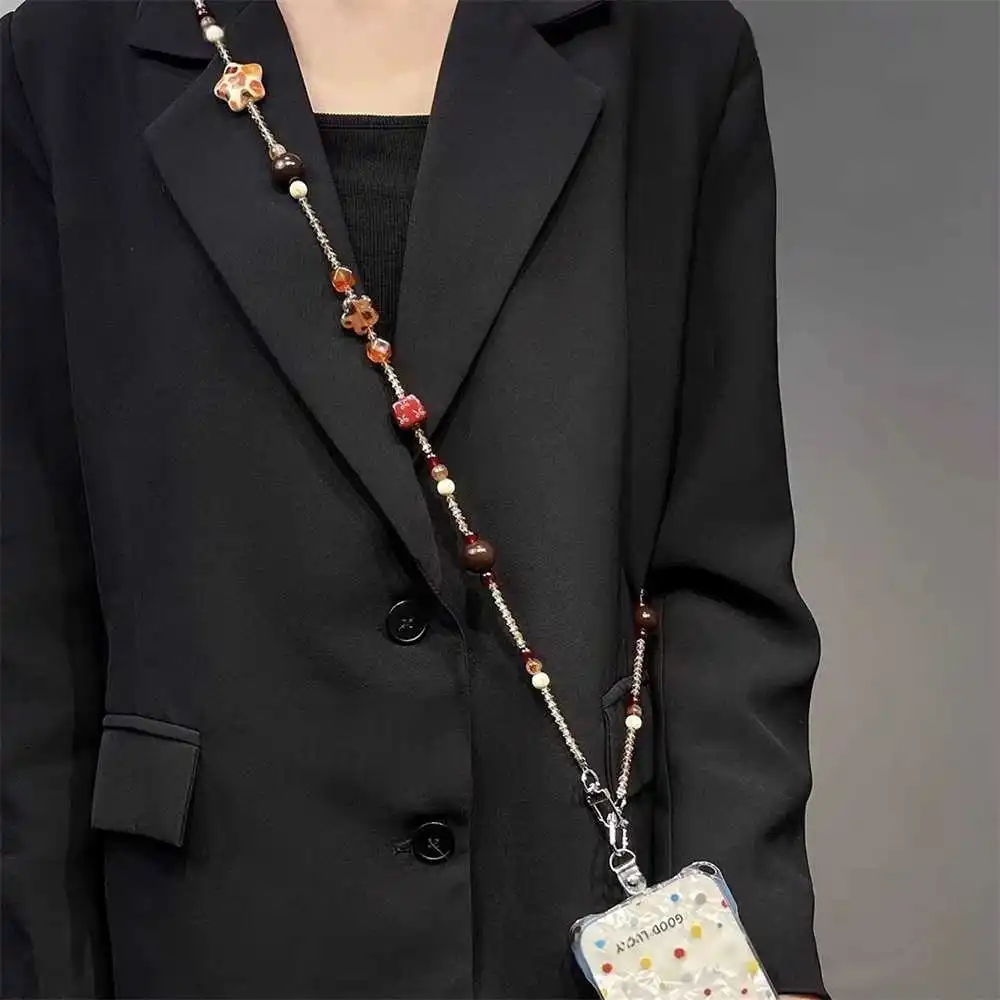 High-End Feelings Mobile Phone Crossbody Chain Strap Woven Bag Chain Decoration Pendant Single Purchase Fashion Accessories
