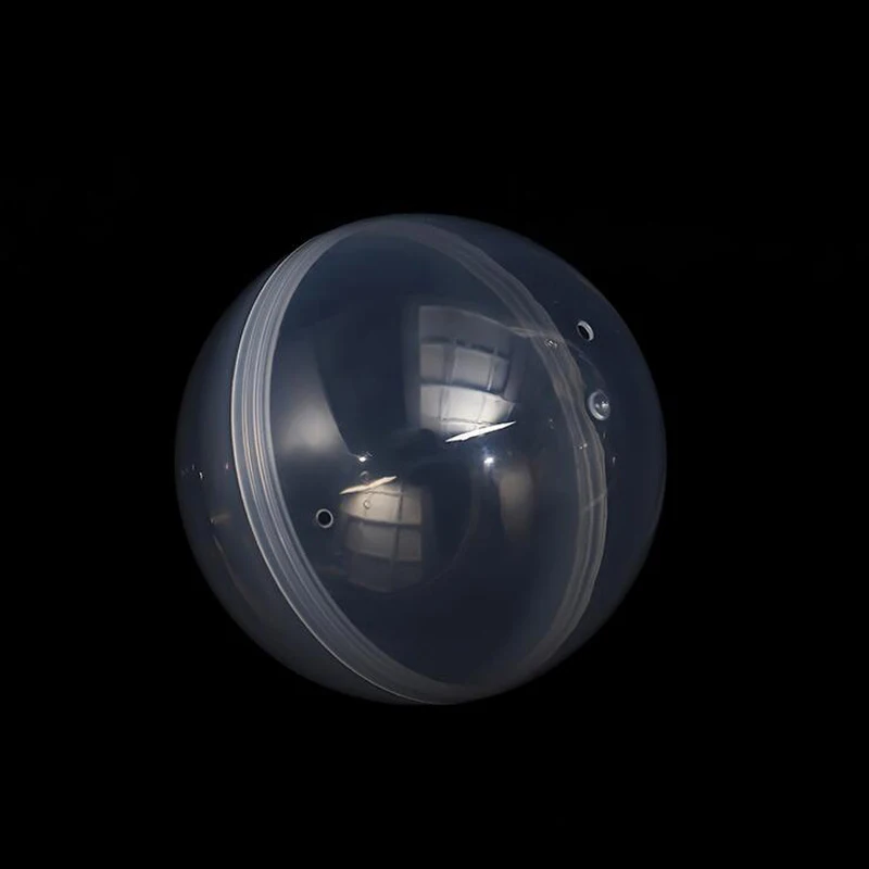 50 Stks/partij 50Mm Volledig Doorzichtig Plastic Capsule Speelgoed Eieren Bal Gachapon Figuur Model Accessoire Voor Verkoopautomaten Lege Pp Ballen