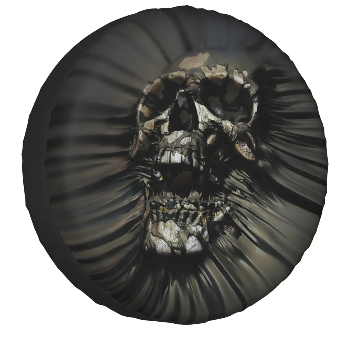 Horror Skull Wrap Spare Wheel Tire Cover Case Bag Pouch for Jeep Hummer Gothic Death Skeleton Waterproof Vehicle Accessories