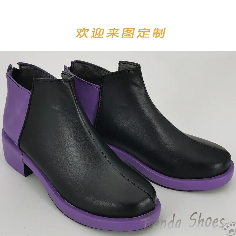 오마 코치치 단간론파 코스프레 신발 애니메이션 게임 코스 블랙 부츠 단간 론파 코스프레 의상 소품 신발 콘 할로윈 파티용