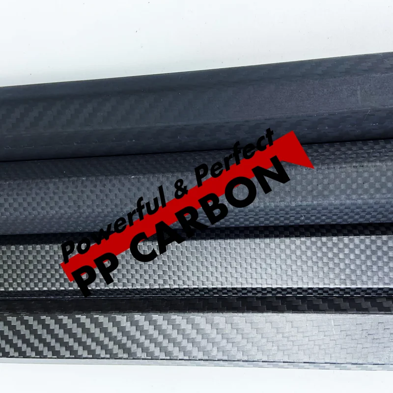 50X46X2.0MM L500/1000MM Octagon Shaped 3K Carbon Fiber Tube for Helicopter, UAV, Drone, Rocket, Experiments, Industrial Material