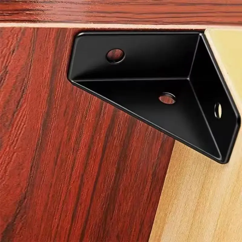 90° Right Angle Furniture Support Bracket Durable Reinforcement with Included Screws for Stabilization And Durability