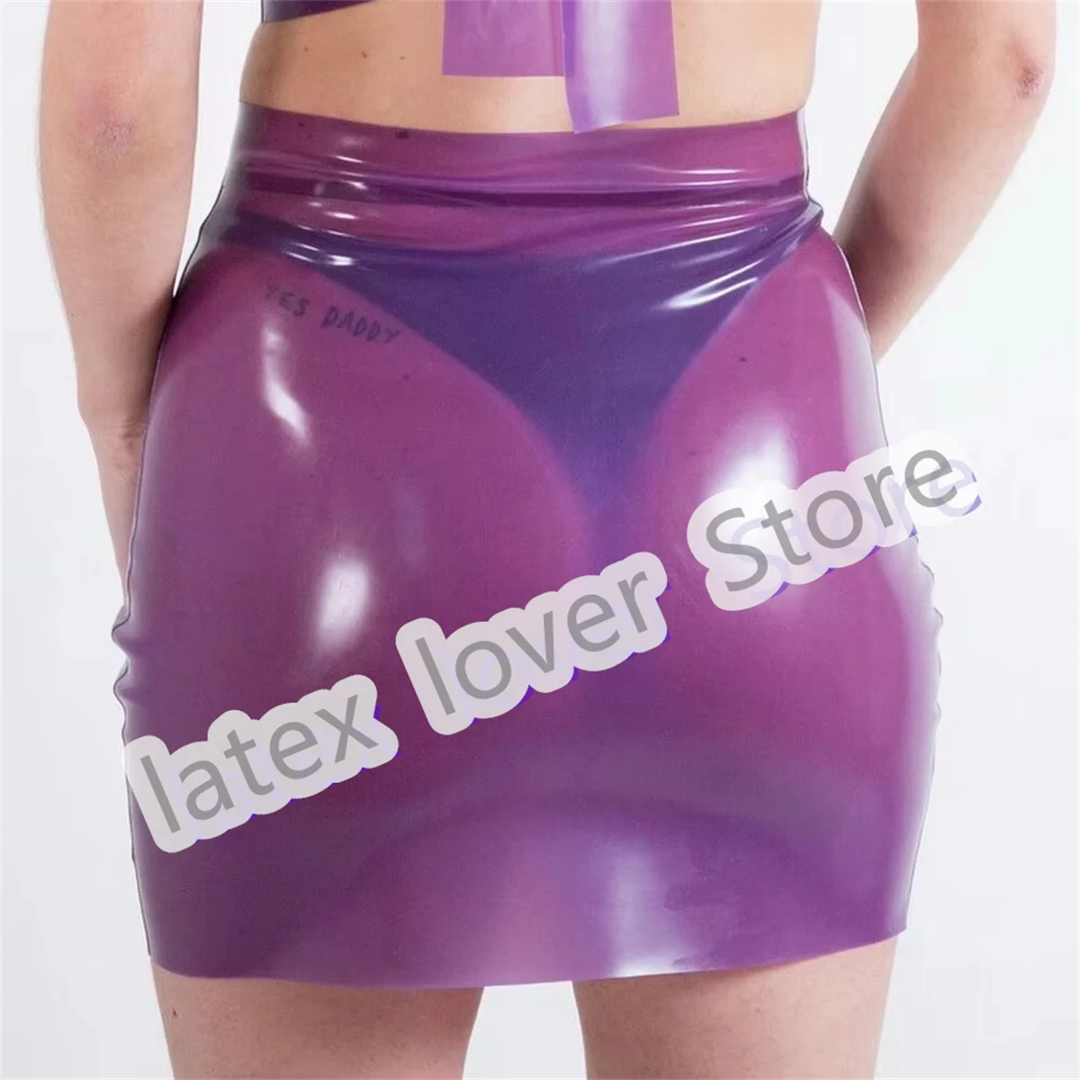 Damen Latex Gummi Kleider Röcke Clubwear Party Maßanfertigung Cosplay Kostüme Nach Maß