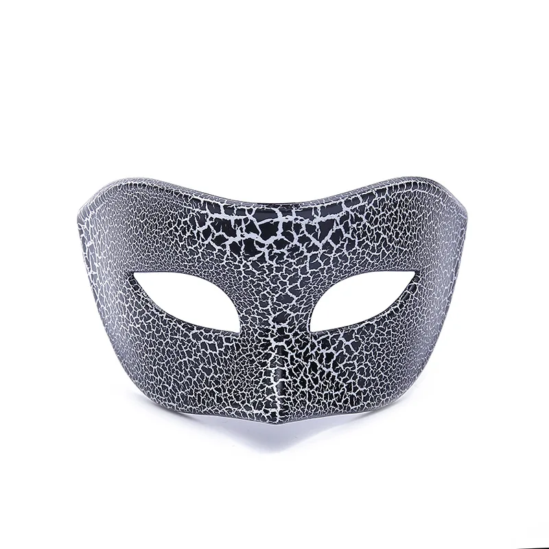 Halloween New Cracked Half Face Mask Party Leopard Print Mask