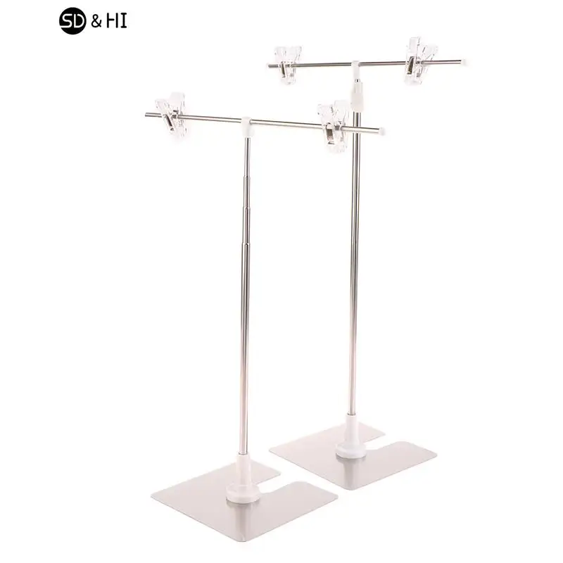 Poster Display Rack T-Shape Background Frame Advertising Clip Holder Video Shoot Props Photography Accessories Backdrop Stand