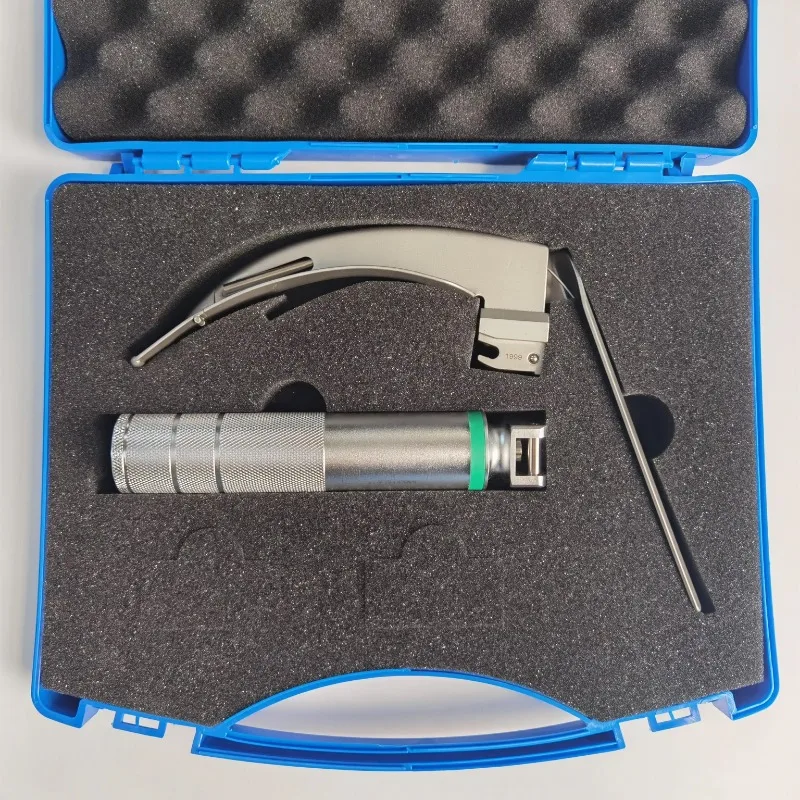 LTNS23C ENT laryngoscope fiber optic set with difficult blade