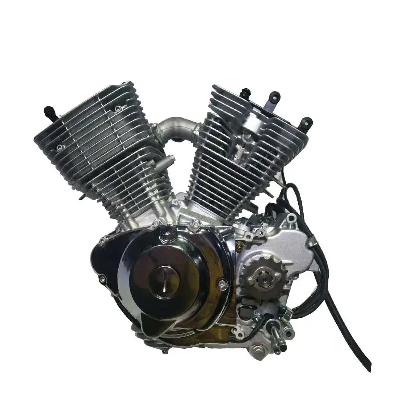 250CC V Twin Two Cylinder Motorcycle Engine High Power