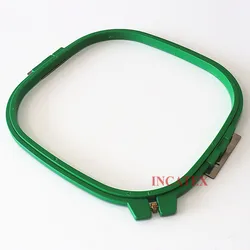 2 Pcs Tajima Chinese Tubular Embroidery Machine Green Grey Tubular Frame Hoop 290x290mm with Total Length 355mm and 395mm