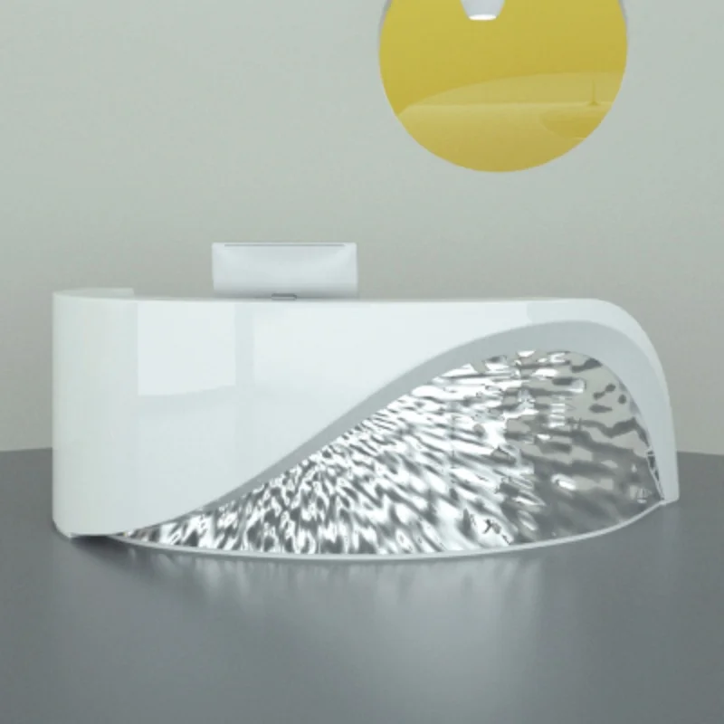 ✿s Unique Design Commercial Premises Fiberglass Reception Desk Company Front Desk Hotel Beauty Salon Service Desk