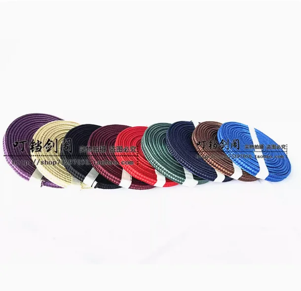 3 meters Single Color Coarse Synthetic Fibers Ito or Sageo Cord Rope for Japanese Samurai Katana Uchikatana Tsuka or Saya