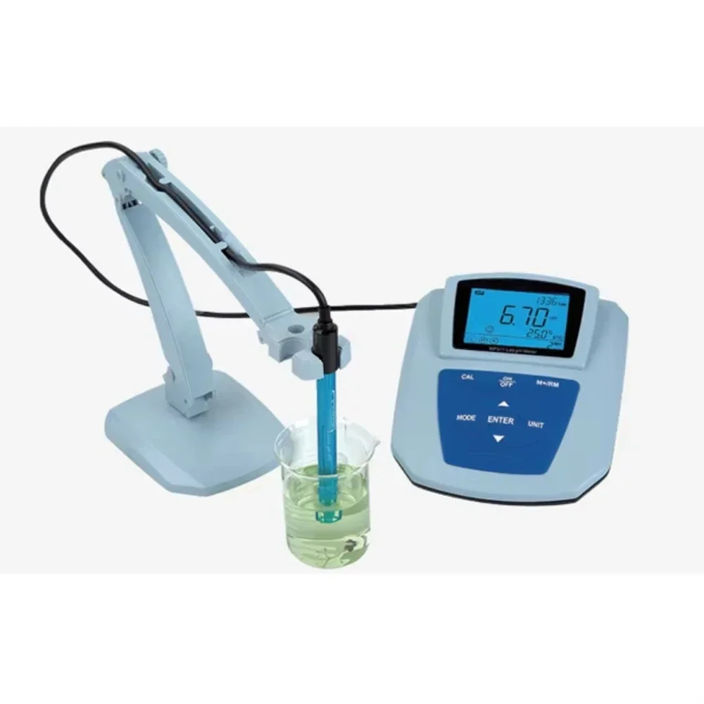 

Laboratory desktop digital precision pH meter, research and quality control