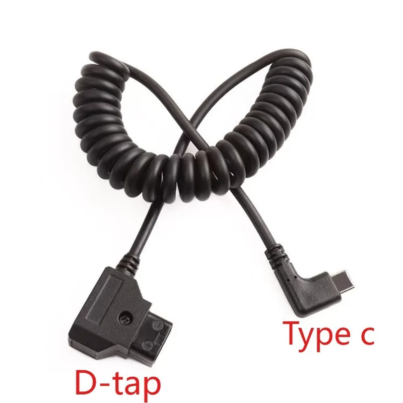 D-TAP to Type-C Power Cable Battery Power Supply Cord D Tap Input to USB C Output Charging Wire Line  for  V Mount Battery