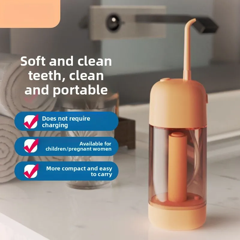 

Портативный ручной ирригатор для полости рта, мини-иплотнитель для чистки зубов, компактный стоматологический инструмент под давлением воздуха для путешествий