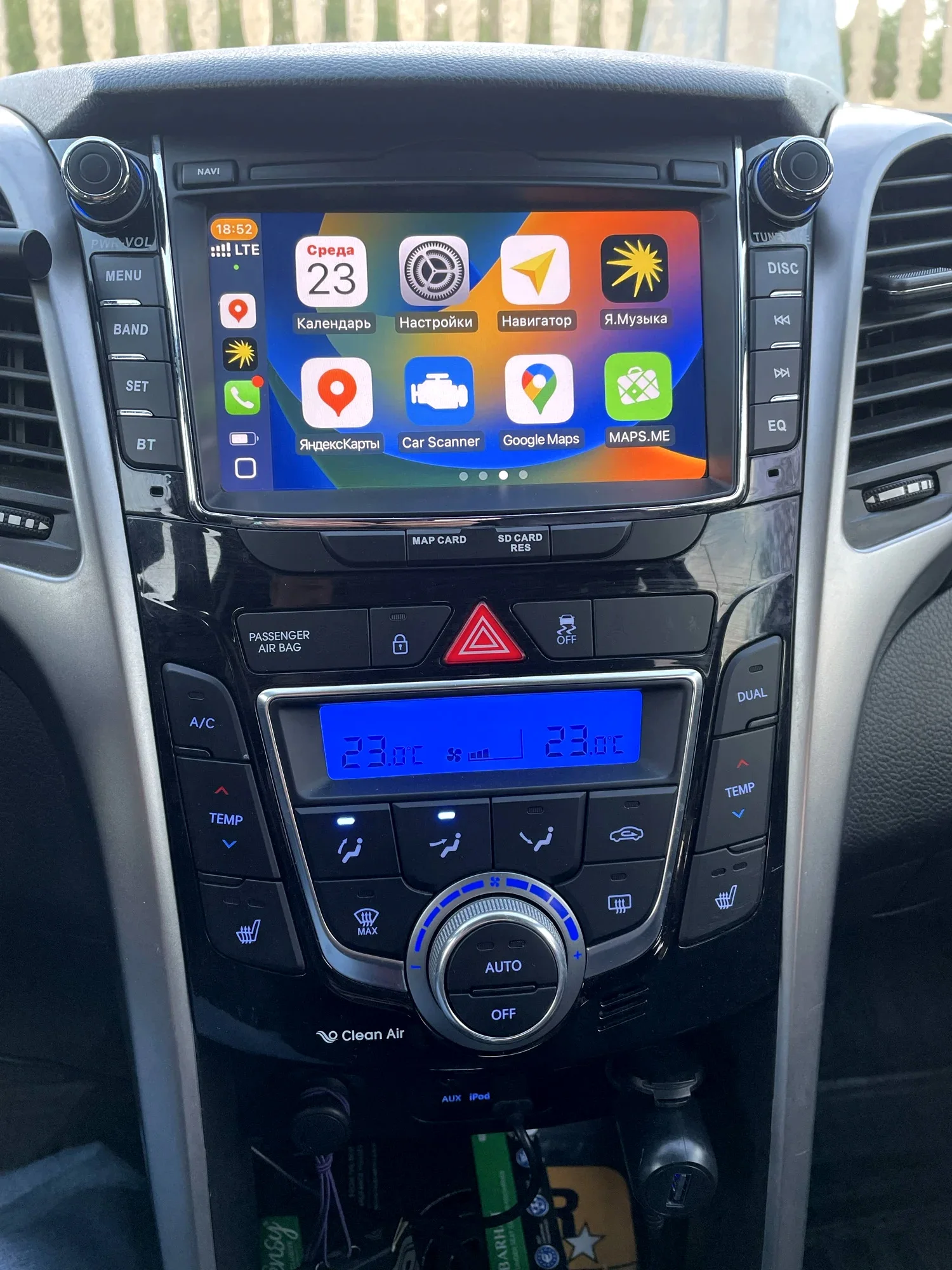 CHSTEK Android 13 Carplay Car Radio For Hyundai i30 GD Elantra GT 2011-2017 Multimedia Vedio Player Stereo Navigation BT WIFI 4G