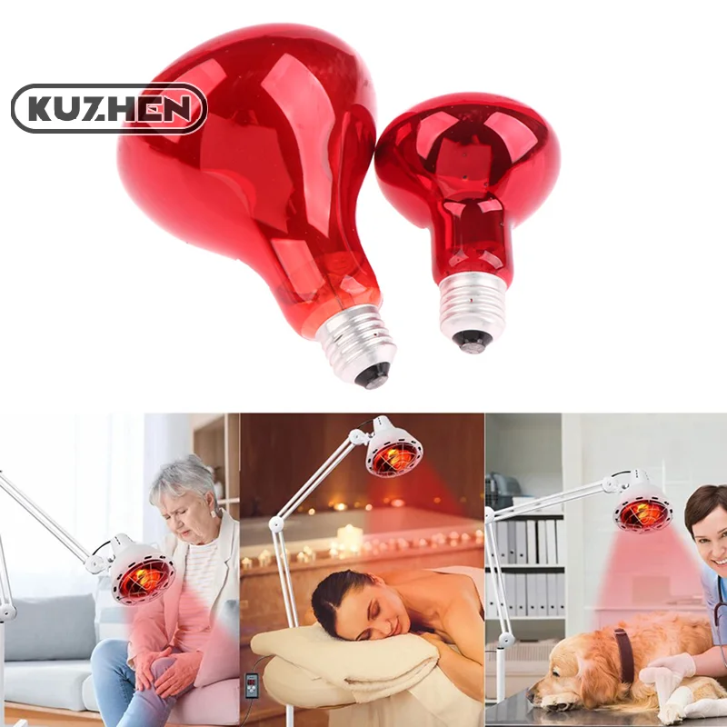 Infrared Physiotherapy Bulb 100W 150W Heating Therapy Red Lamp for Body Neck Ache Arthritis Muscle Joint Relaxation Pain Relief