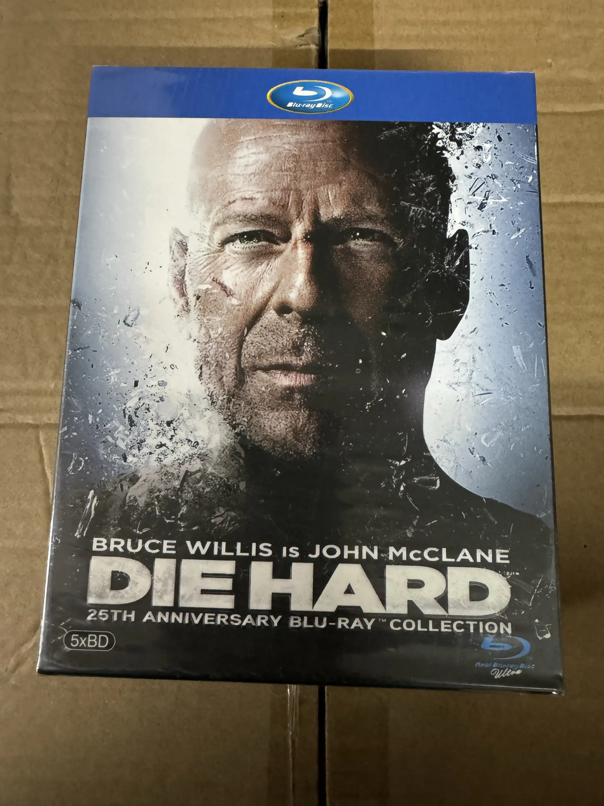 

Blu-ray Disc: Die Hard Movie Collection 1-5 for Bruce Willis 1080P HD Collector's Edition