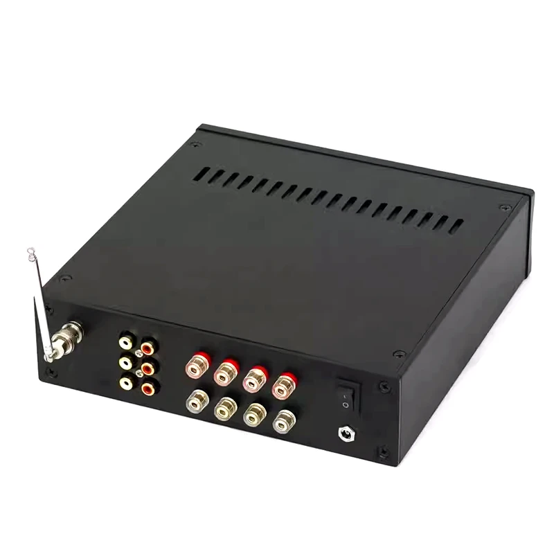 Hifi DIY Empty Aluminum Case Replacing Automotive Power Amplifiers To Home AMP KENWOOD Car Audio Enclosures 230* 230*62mm Box