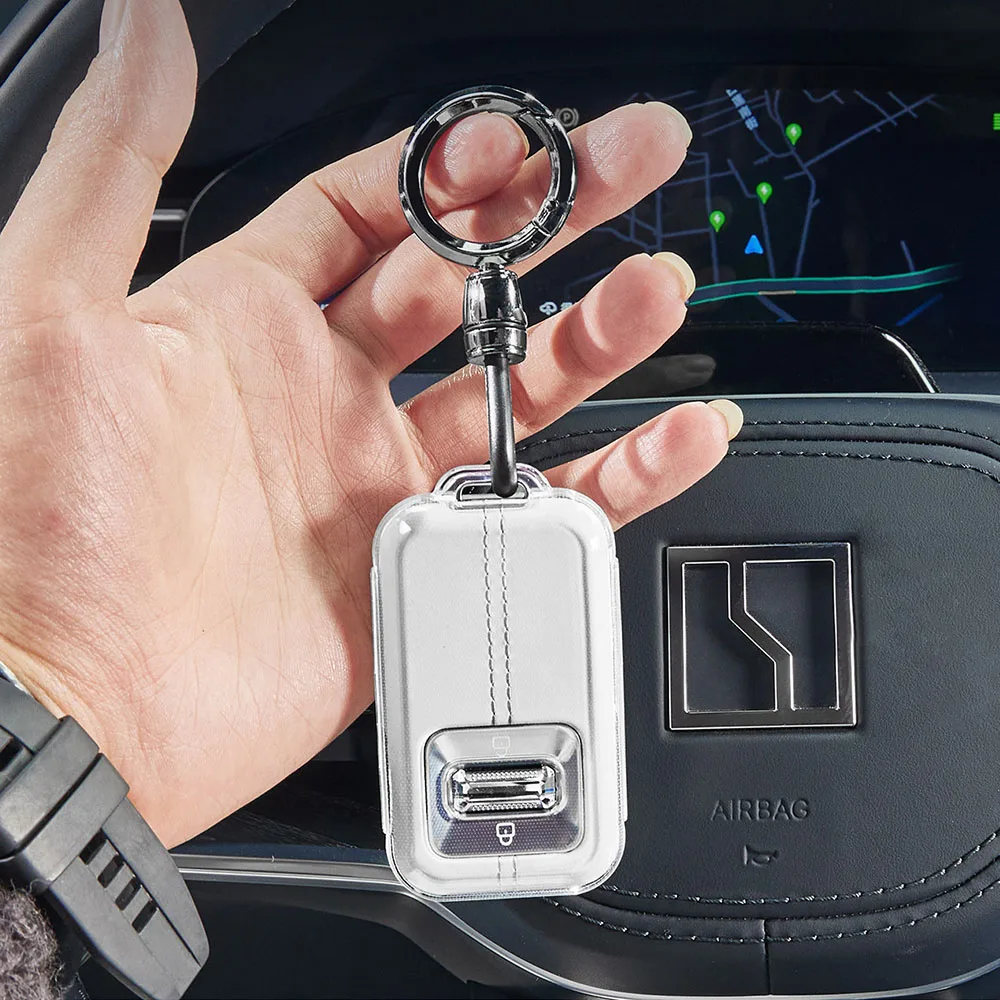 

For ZEEKR 8X 2026 TPU Key Protection Cover Automotive Modification Supplies Transparent Key Case Shockproof And Drop-resistant