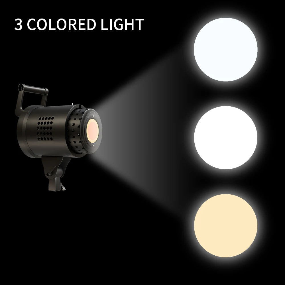 100W Photography LED Video Light  Daylight-Balanced Sun Lamp for Portrait Flash Studio Accessories Youtube Live