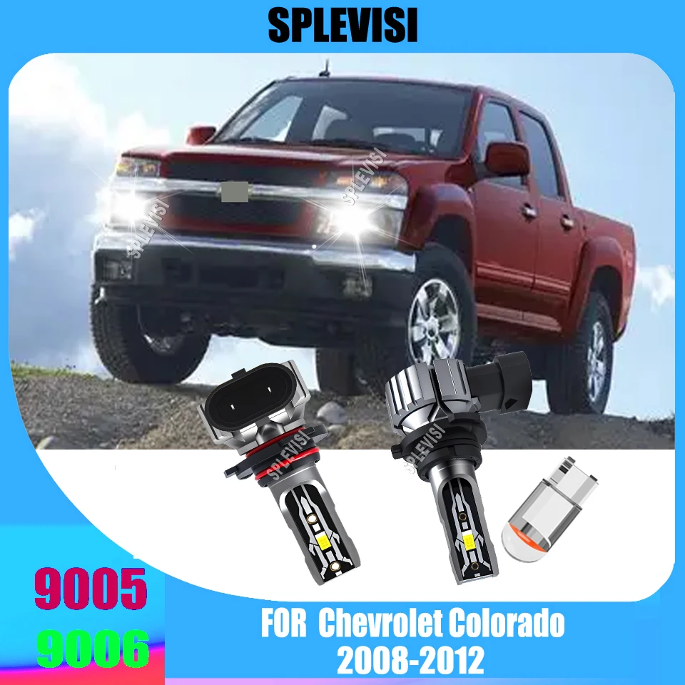 150W/Pair LED Whtie Headlight Convrsion Bulbs - No Glare for Oncoming Traffic For Chevrolet Colorado 2008 2009 2010 2011 2012