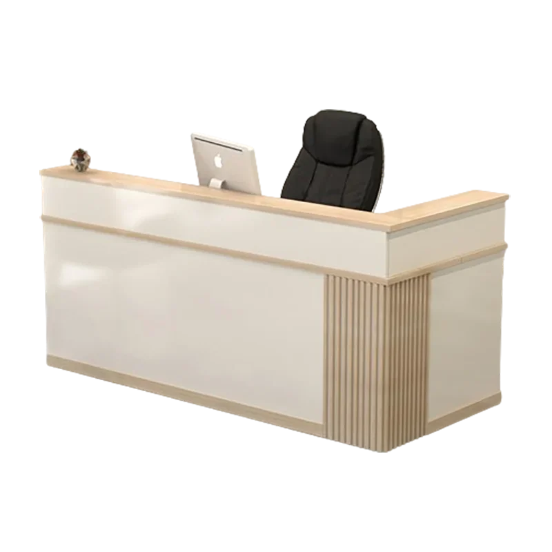 Design Counter Reception Desks Nordic White Bar Front Reception Desks Office Luxury Mostrador Negocio Commercial Furniture