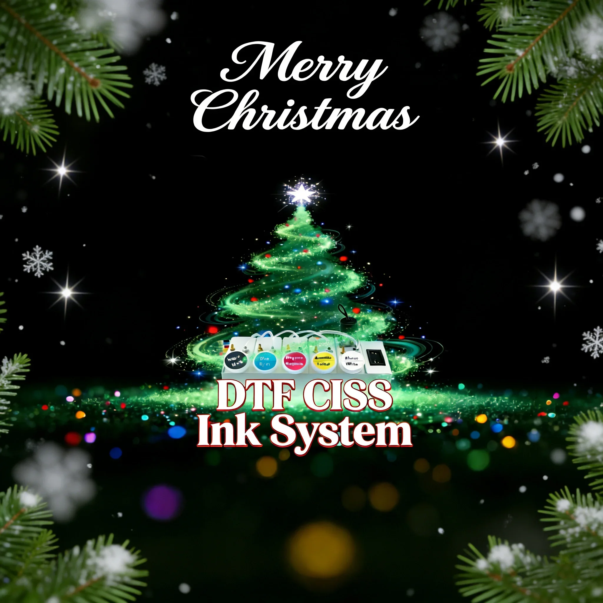 

L18050 ET-8550 XP15000 250ML DTF CISS Ink System Convert DIY Kit White Ink Tank Shake with Built-in Timer For Epson L8050 18100