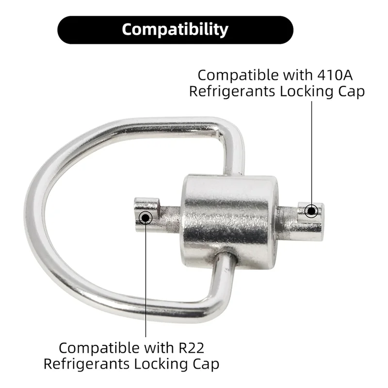 

IALJ-2PCS Ключ для блокировки инструмента HVAC для холодильников HVAC 410A и R22, для установки и снятия HVAC, устойчивый к несанкционированному доступа